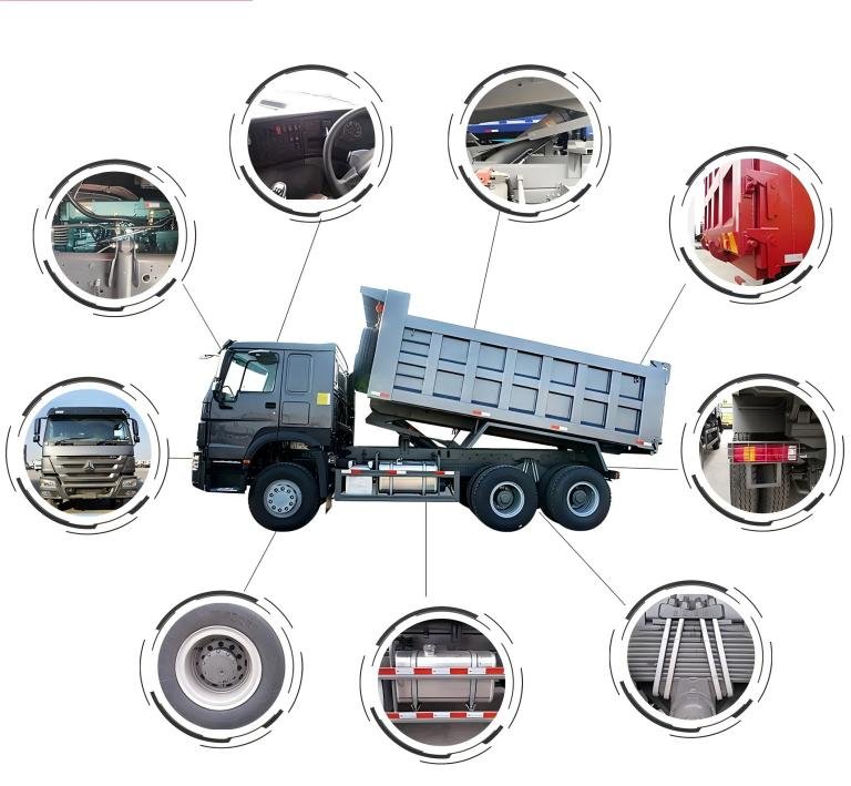 Diagramas de construcción de volquetes Howo y Sinotruk