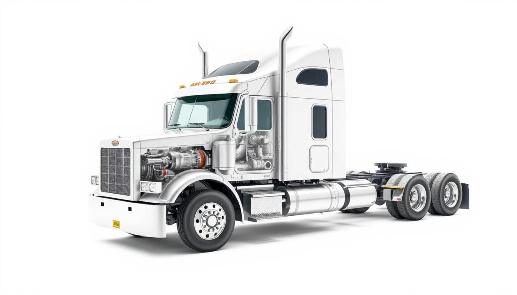 Anatomía del tractocamión: Guía completa de las piezas