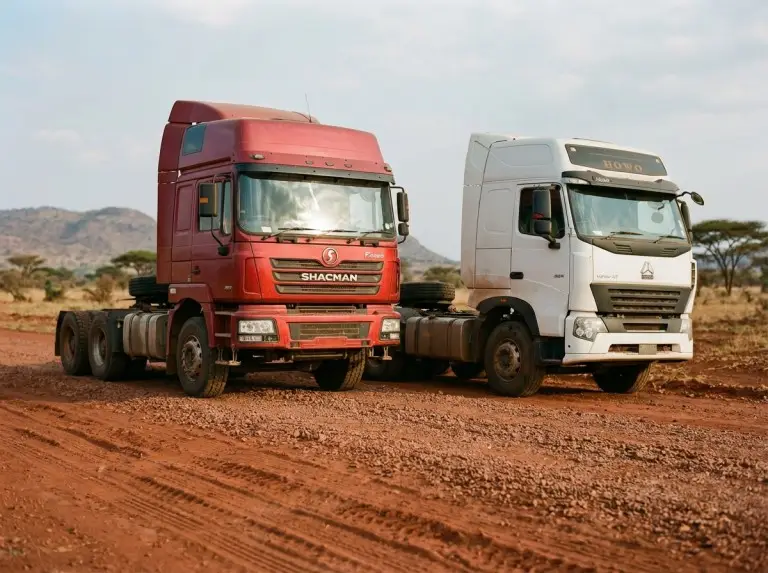 Shacman F3000 vs HOWO A7